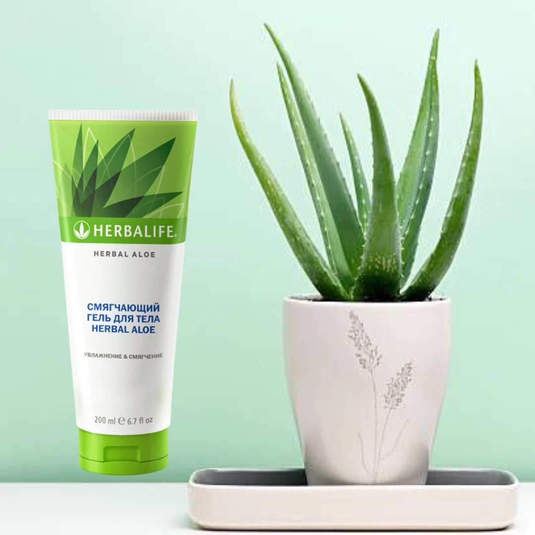 Товар пом’якшуючий гель для тіла з алое Herbal Aloe Herbalife